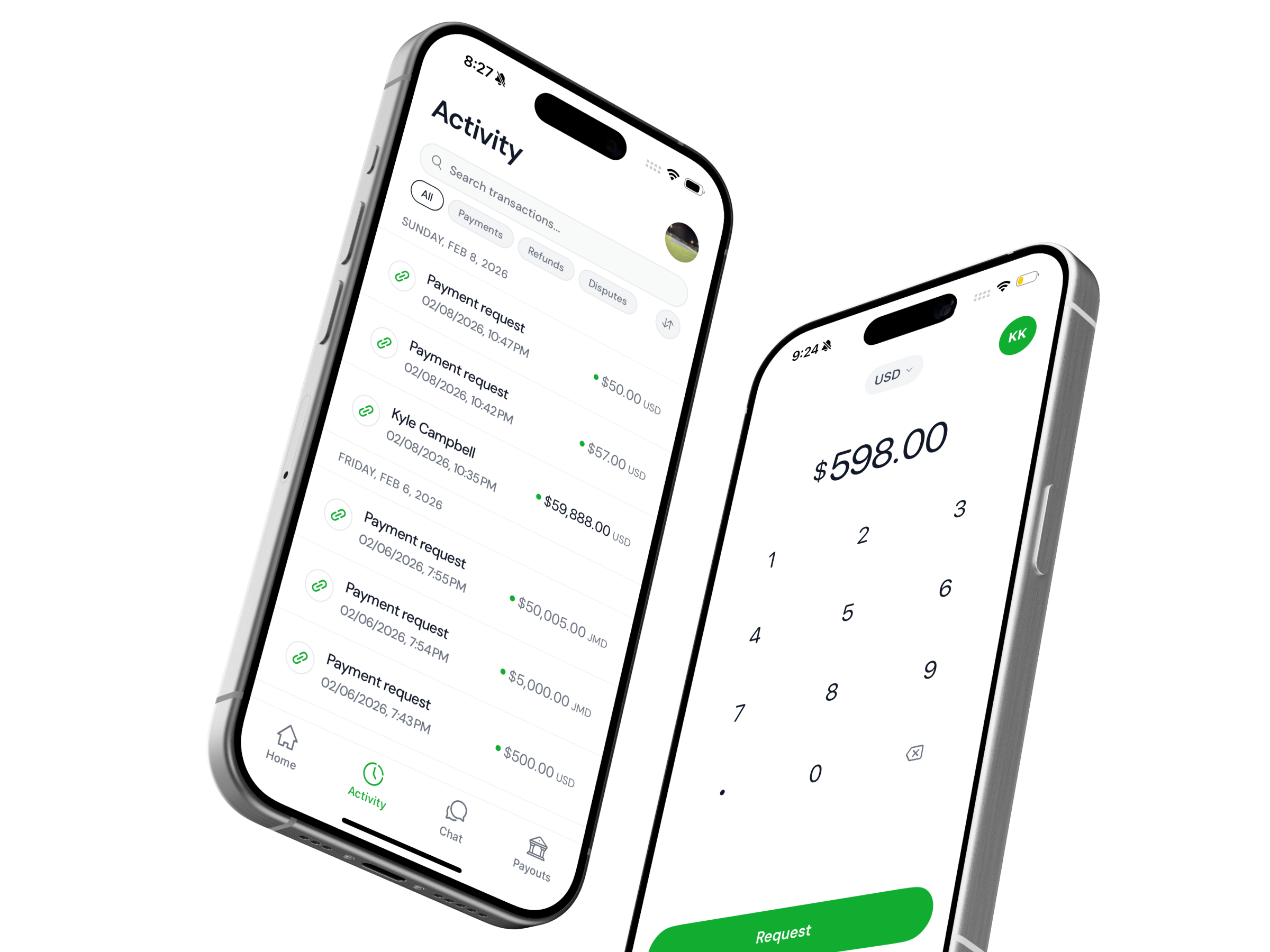 The HandyPay mobile app